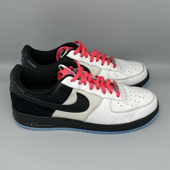 Nike Air Force 1 '07 Low Grey‎ Black Flamingo Shoes Men's Sz 13 - Picture 1 of 10